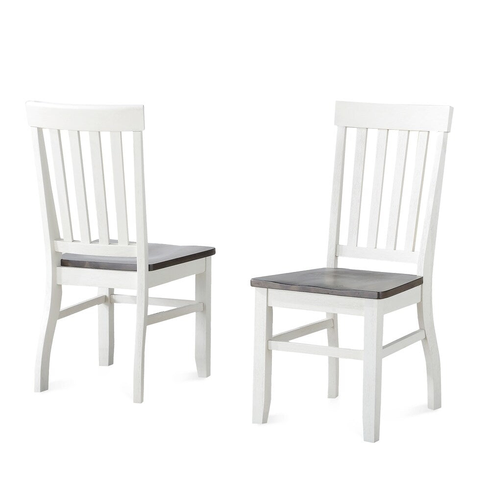 Chaise d'appoint en bois de ferme Steve Silver Crestwood (lot de 2)
