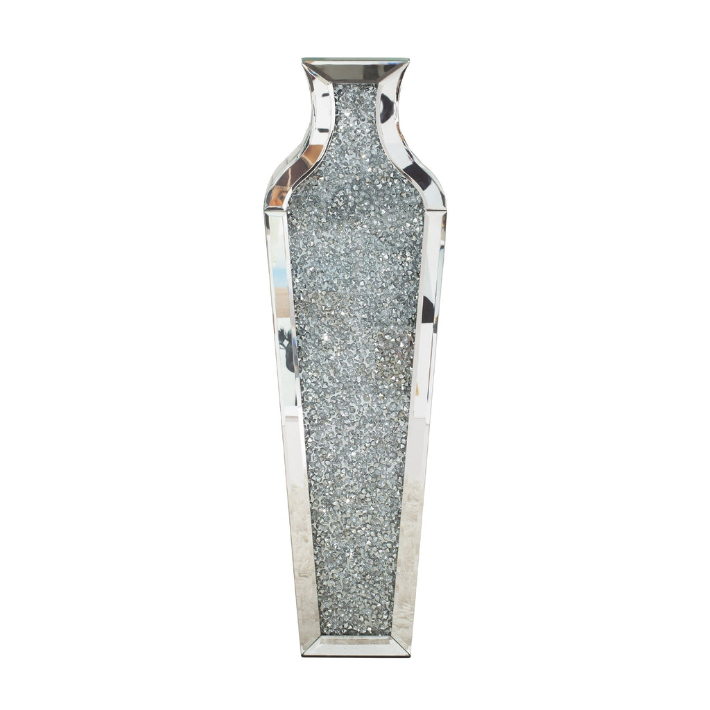 Grand vase de sol en diamant concassé