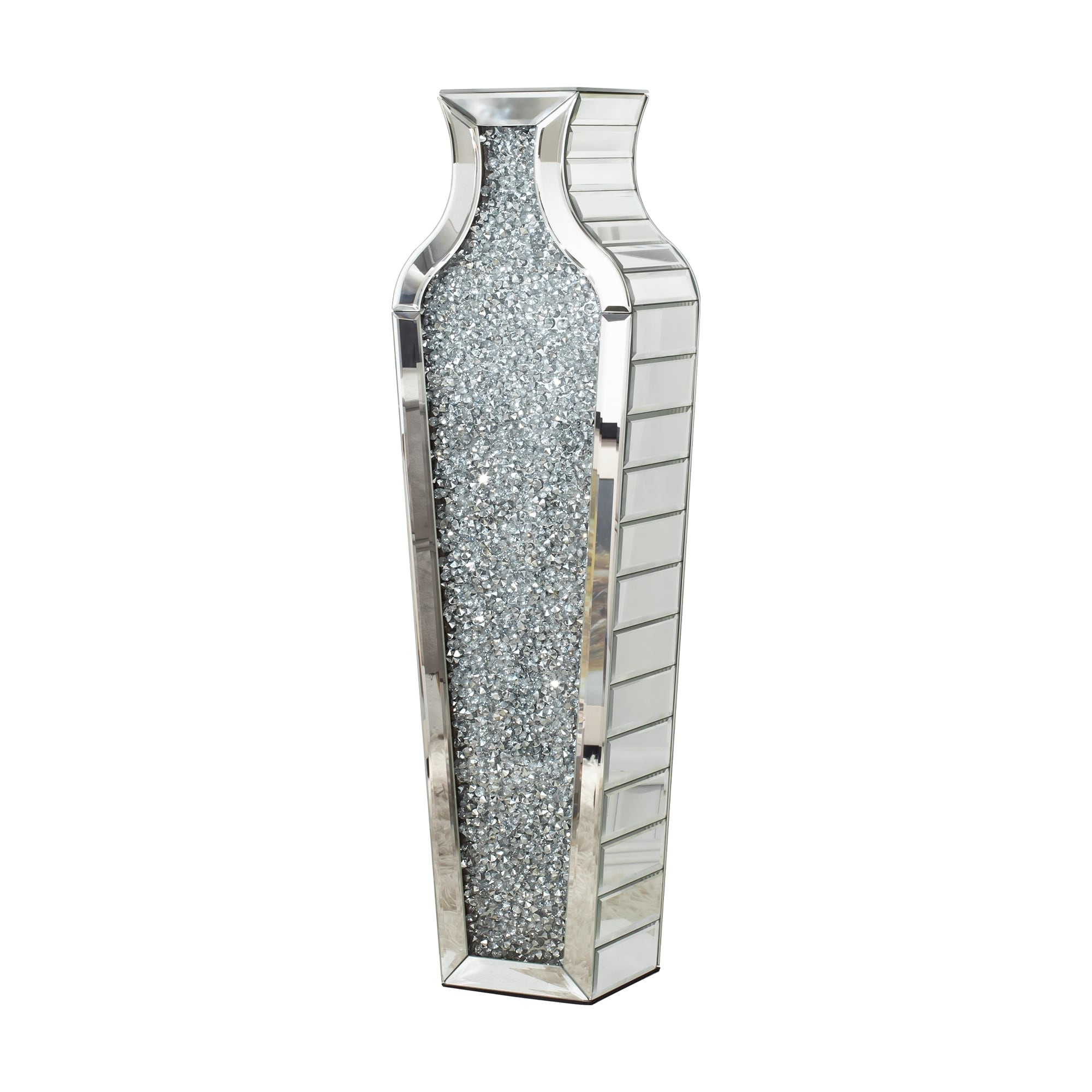 Grand vase de sol en diamant concassé