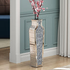 Grand vase de sol en diamant concassé