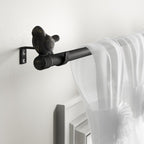 Tringle à rideau décorative réglable et design avec embout d'oiseau mignon