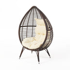 Fauteuil lounge en osier Cutter Teardrop par Christopher Knight Home