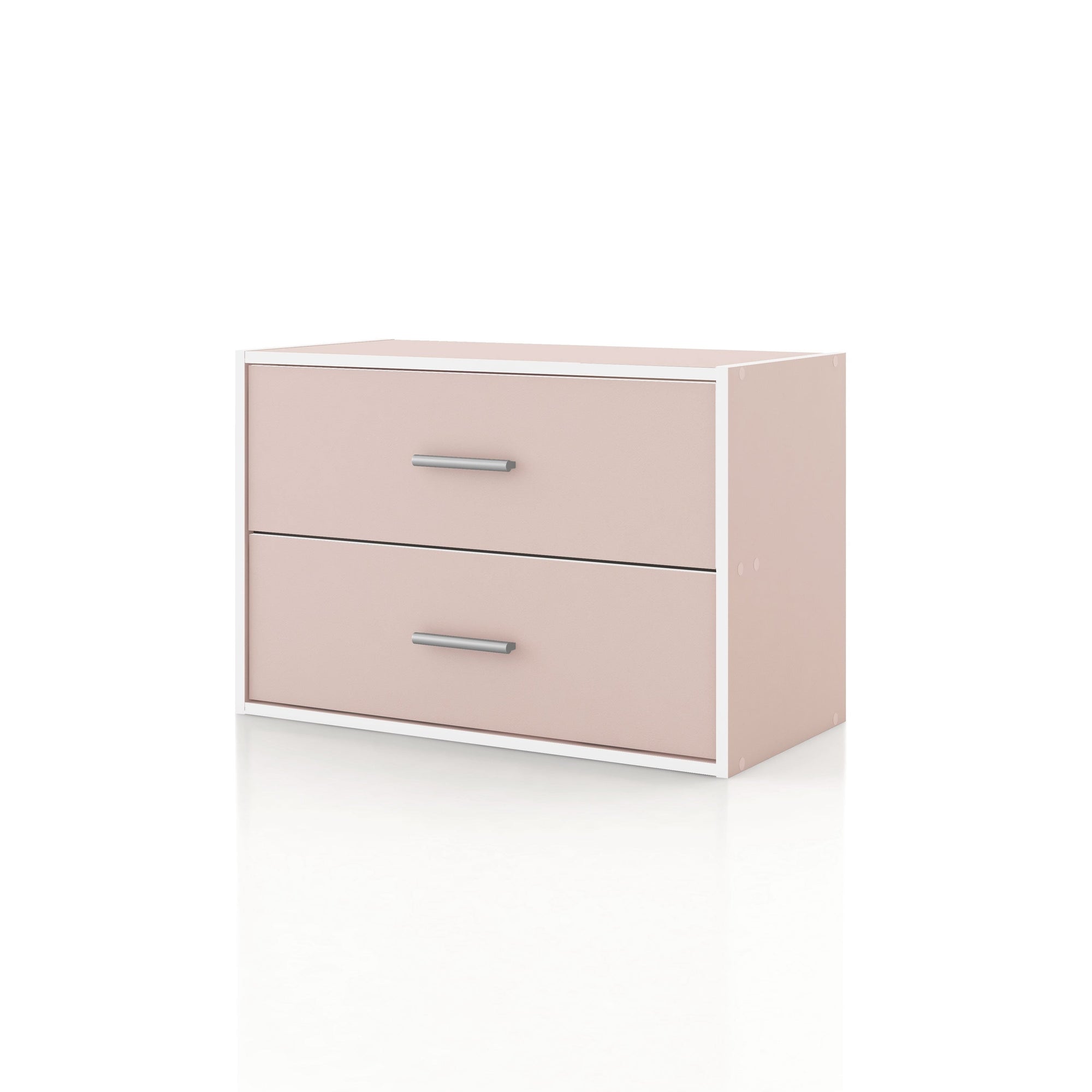 DH BASIC Modern Wood Customizable Stackable Storage Organizer - Cube Shelves, Drawer Cabinet, Bookcase with Doors by Denhour