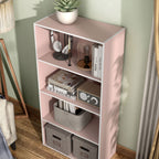 DH BASIC Organiseur de rangement empilable personnalisable en bois moderne - Étagères cubiques, armoire à tiroirs, bibliothèque avec portes par Denhour