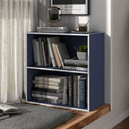 DH BASIC Organiseur de rangement empilable personnalisable en bois moderne - Étagères cubiques, armoire à tiroirs, bibliothèque avec portes par Denhour
