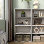 DH BASIC Organiseur de rangement empilable personnalisable en bois moderne - Étagères cubiques, armoire à tiroirs, bibliothèque avec portes par Denhour