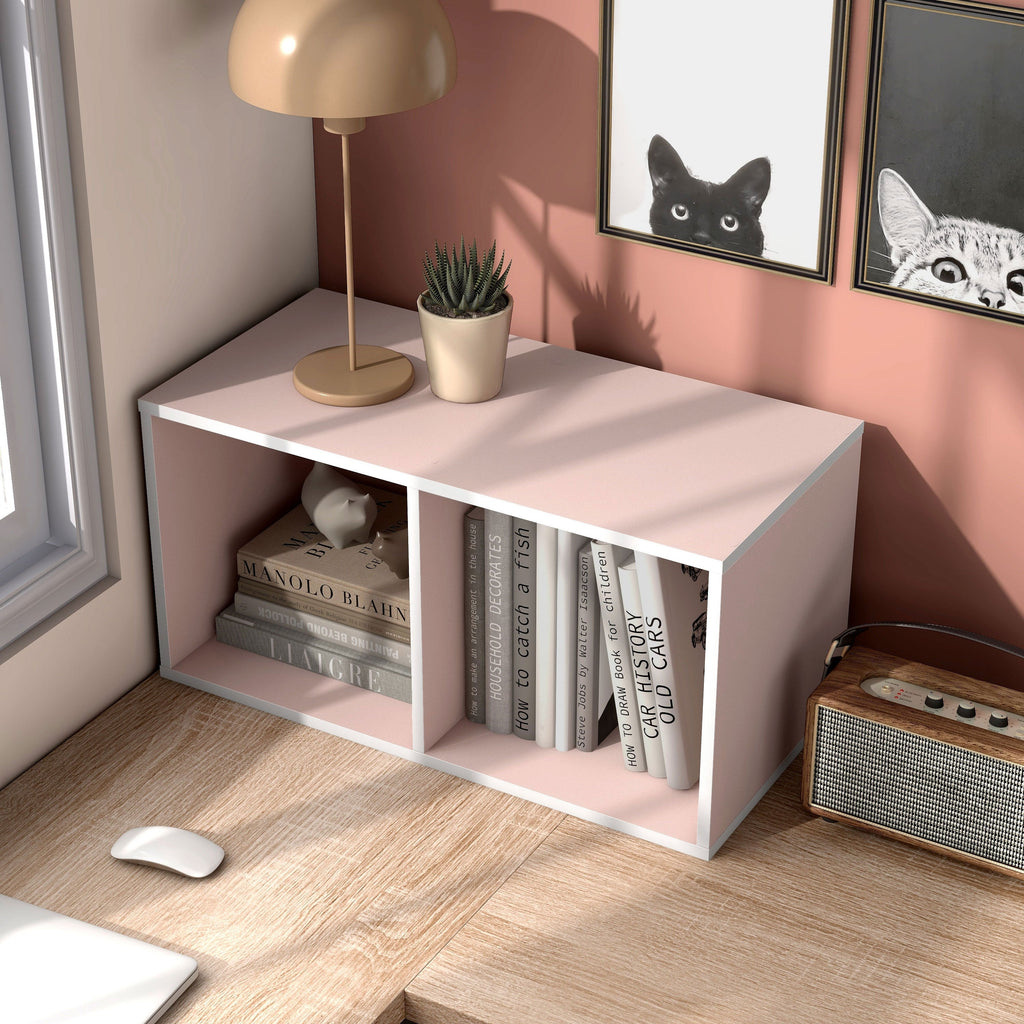 DH BASIC Organiseur de rangement empilable personnalisable en bois moderne - Étagères cubiques, armoire à tiroirs, bibliothèque avec portes par Denhour