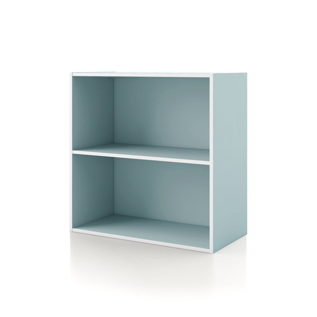 DH BASIC Organiseur de rangement empilable personnalisable en bois moderne - Étagères cubiques, armoire à tiroirs, bibliothèque avec portes par Denhour