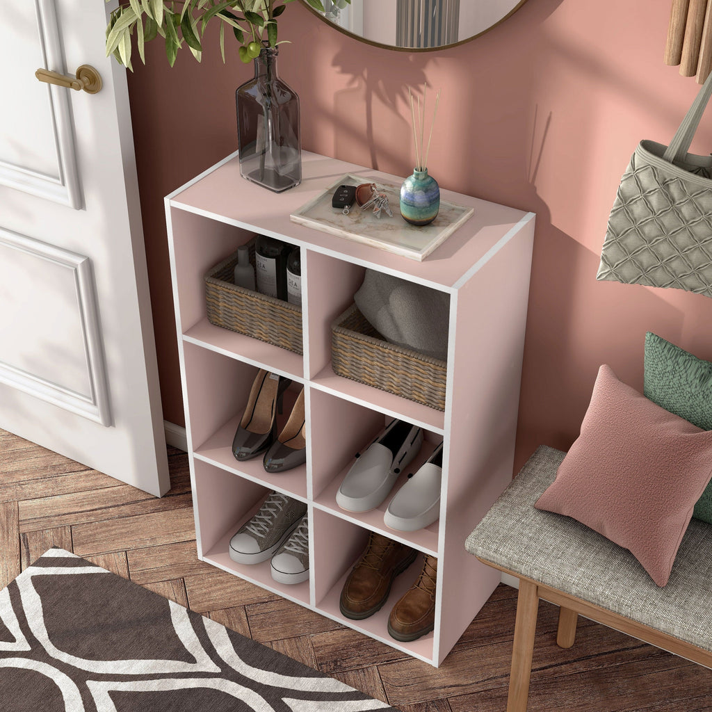 DH BASIC Organiseur de rangement empilable personnalisable en bois moderne - Étagères cubiques, armoire à tiroirs, bibliothèque avec portes par Denhour