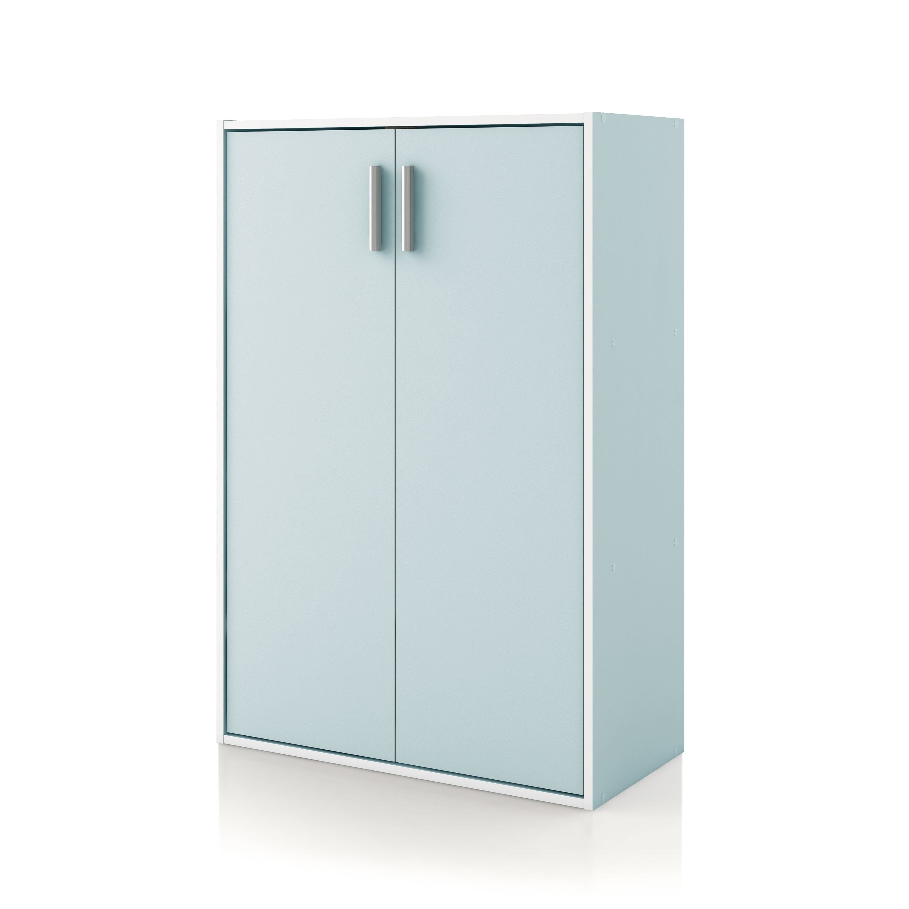 DH BASIC Organiseur de rangement empilable personnalisable en bois moderne - Étagères cubiques, armoire à tiroirs, bibliothèque avec portes par Denhour