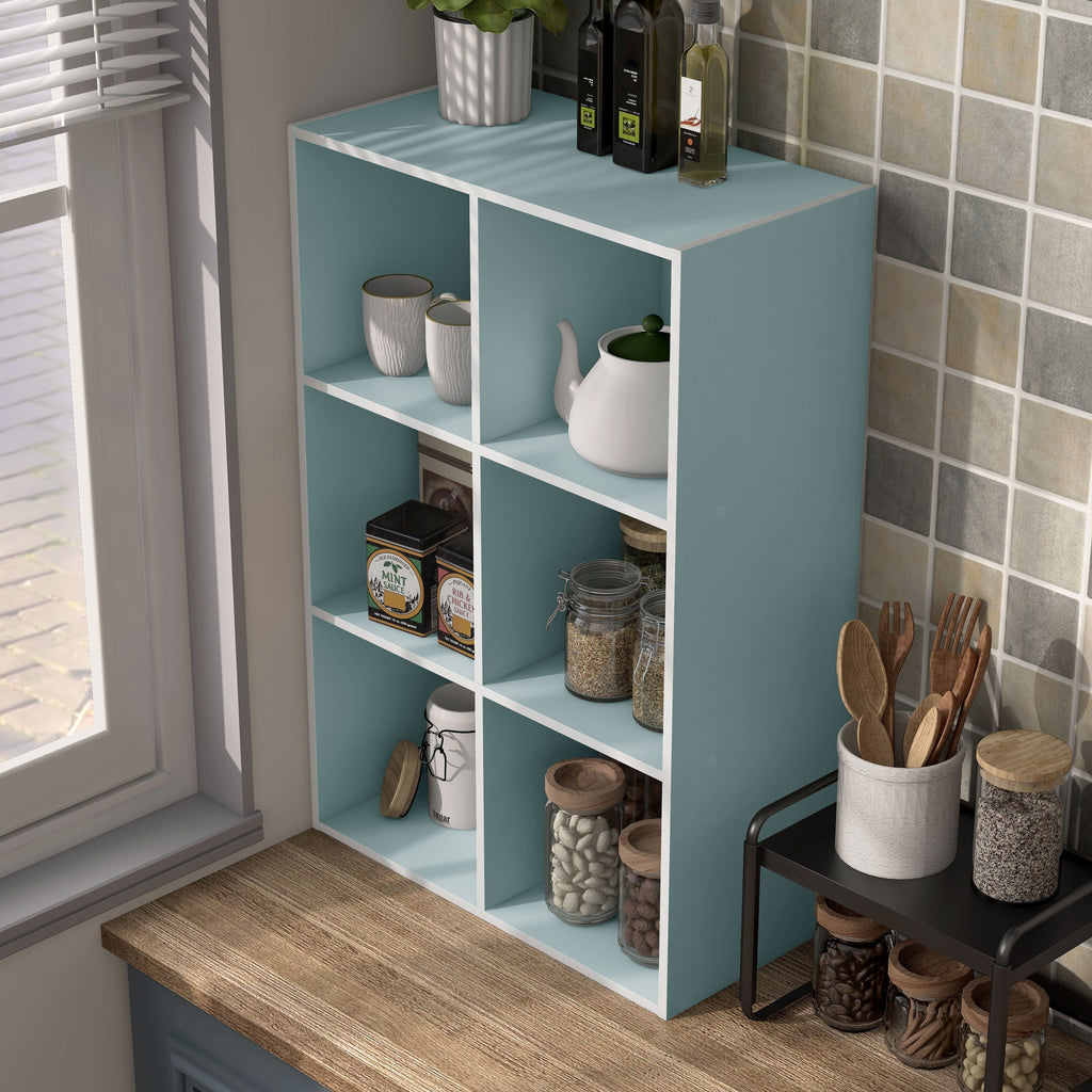 DH BASIC Organiseur de rangement empilable personnalisable en bois moderne - Étagères cubiques, armoire à tiroirs, bibliothèque avec portes par Denhour