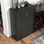 DH BASIC Organiseur de rangement empilable personnalisable en bois moderne - Étagères cubiques, armoire à tiroirs, bibliothèque avec portes par Denhour