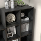 DH BASIC Organiseur de rangement empilable personnalisable en bois moderne - Étagères cubiques, armoire à tiroirs, bibliothèque avec portes par Denhour