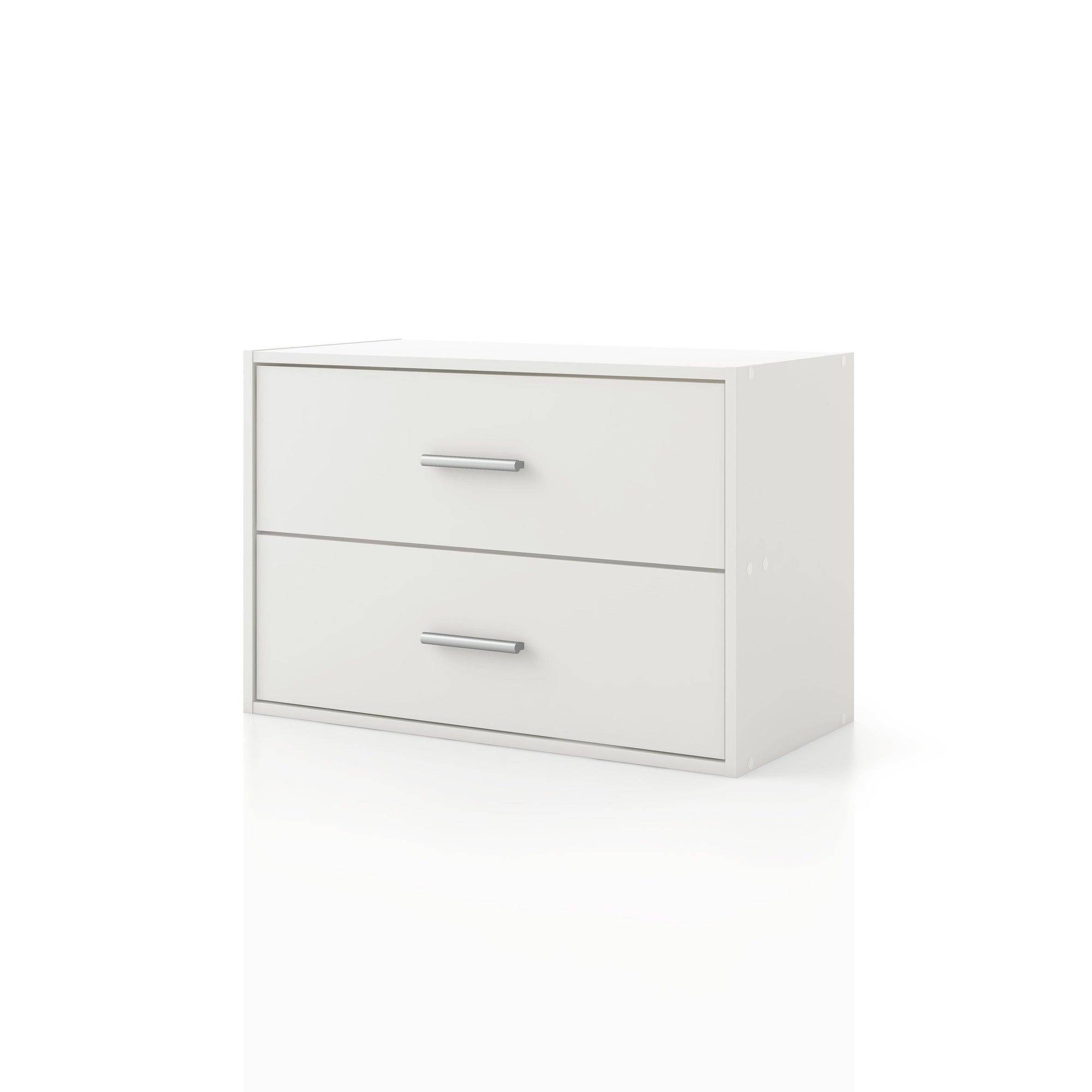 DH BASIC Modern Wood Customizable Stackable Storage Organizer - Cube Shelves, Drawer Cabinet, Bookcase with Doors by Denhour