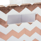Trapèze de rangement décoratif à chevrons rigides DII