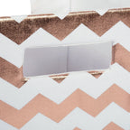 Trapèze de rangement décoratif à chevrons rigides DII
