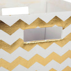 Trapèze de rangement décoratif à chevrons rigides DII