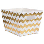 Trapèze de rangement décoratif à chevrons rigides DII