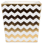 Trapèze de rangement décoratif à chevrons rigides DII