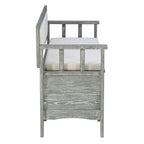 Dahlia Wood Flip Top Storage Entryway Bench