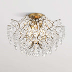 Plafonnier d'intérieur élégant à 3 lumières en cristal Dalia