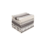 Lot de 10 torchons de cuisine plats en coton Dan River, assortis - 18'' x 28''