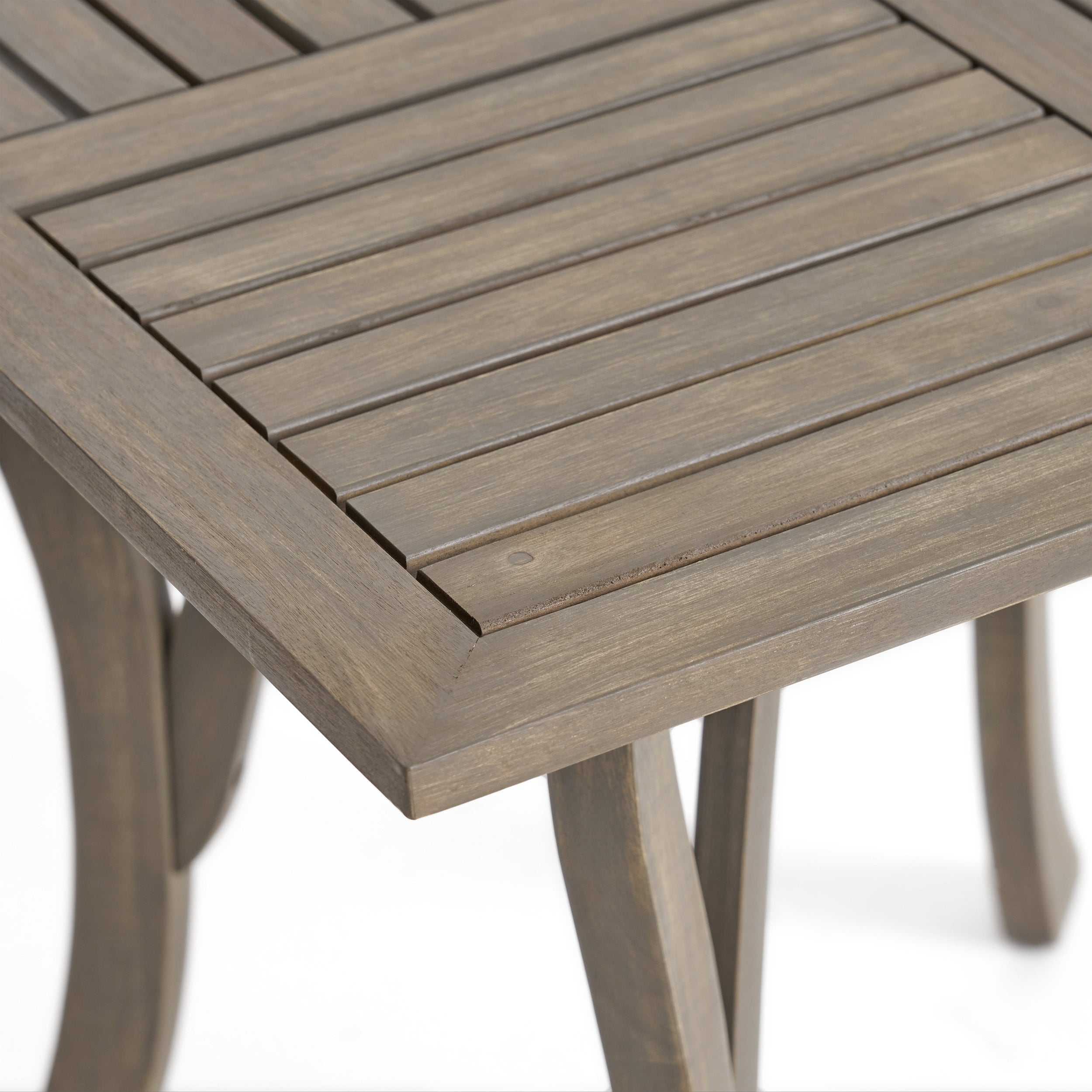 Christopher Knight Home Danby Ensemble de salle à manger d'extérieur 5 pièces en bois d'acacia et osier