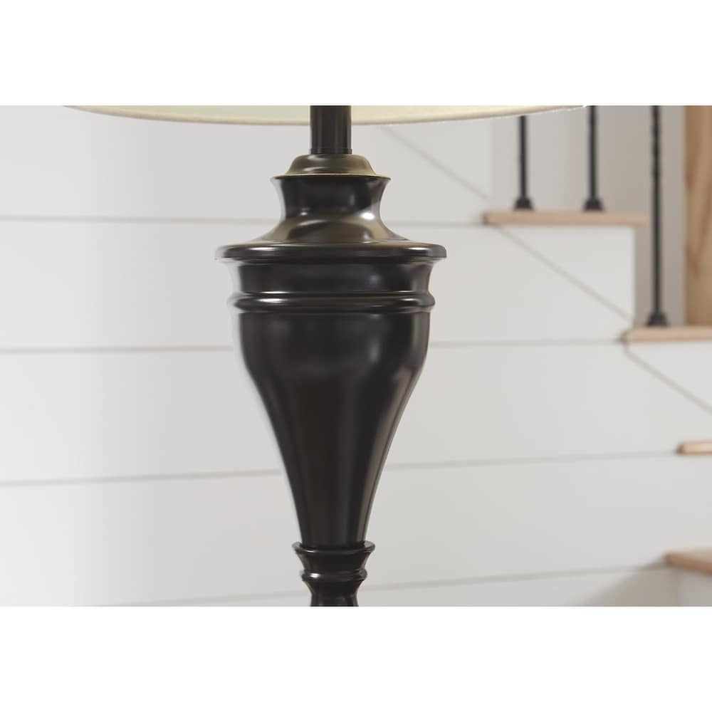 Lampes de table en métal Darlita, finition bronze, 30 pouces - Lot de 2