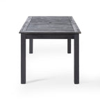 Ensemble de salle à manger extensible Davenport Outdoor 9 pièces en bois et osier par Christopher Knight Home