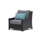 Ensemble de 5 fauteuils club et poufs d'extérieur Deco Sunbrella