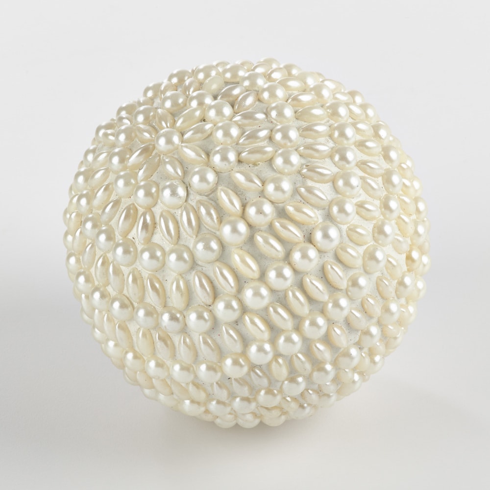 Sphère décorative en perles - Lot de 4