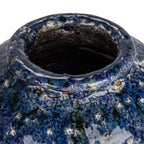 Vases décoratifs en terre cuite avec glaçure craquelée, lot de 3