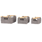 Paniers tissés décoratifs essentiels pour la maison