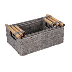 Paniers tissés décoratifs essentiels pour la maison