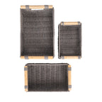 Paniers tissés décoratifs essentiels pour la maison