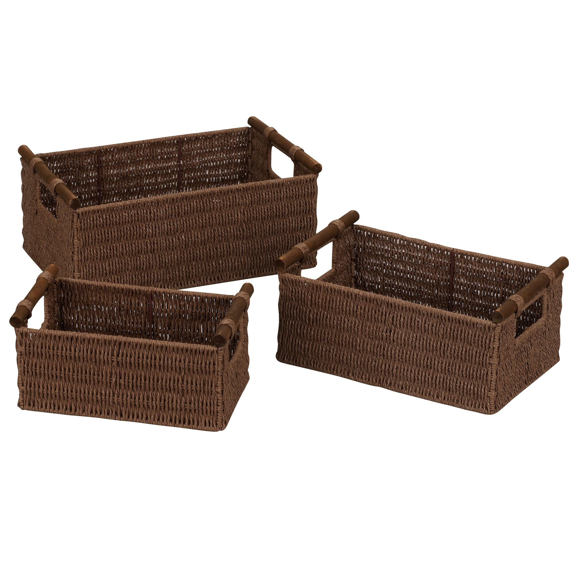 Paniers tissés décoratifs essentiels pour la maison