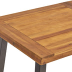 Ensemble de salle à manger d'extérieur en bois Della 7 pièces par Christopher Knight Home
