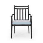 Ensemble de salle à manger d'extérieur Delmar 5 pièces avec table en béton léger par Christopher Knight Home