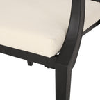 Ensemble de salle à manger d'extérieur Delmar 5 pièces avec table en béton léger par Christopher Knight Home