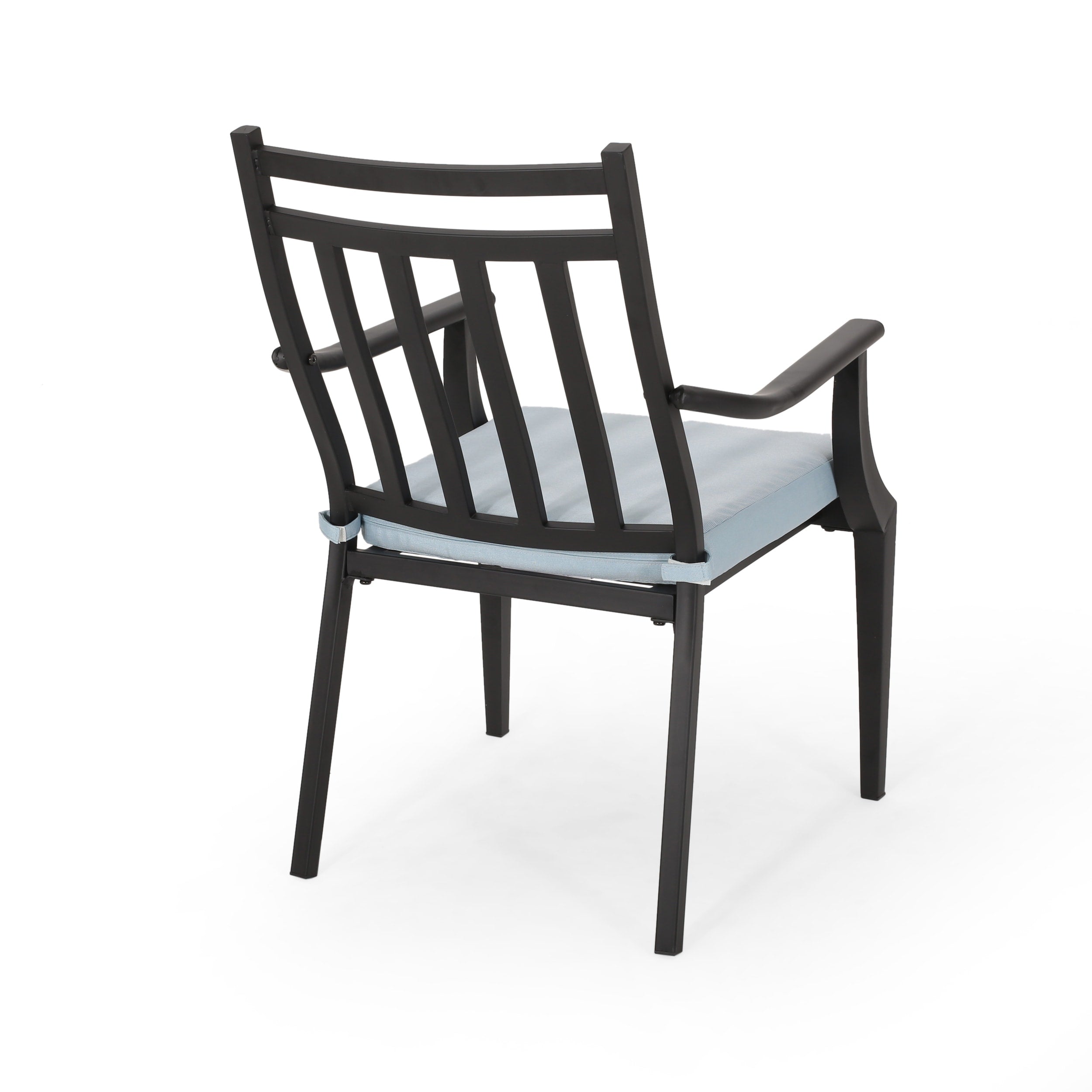 Ensemble de salle à manger d'extérieur Delmar 5 pièces avec table en béton léger par Christopher Knight Home