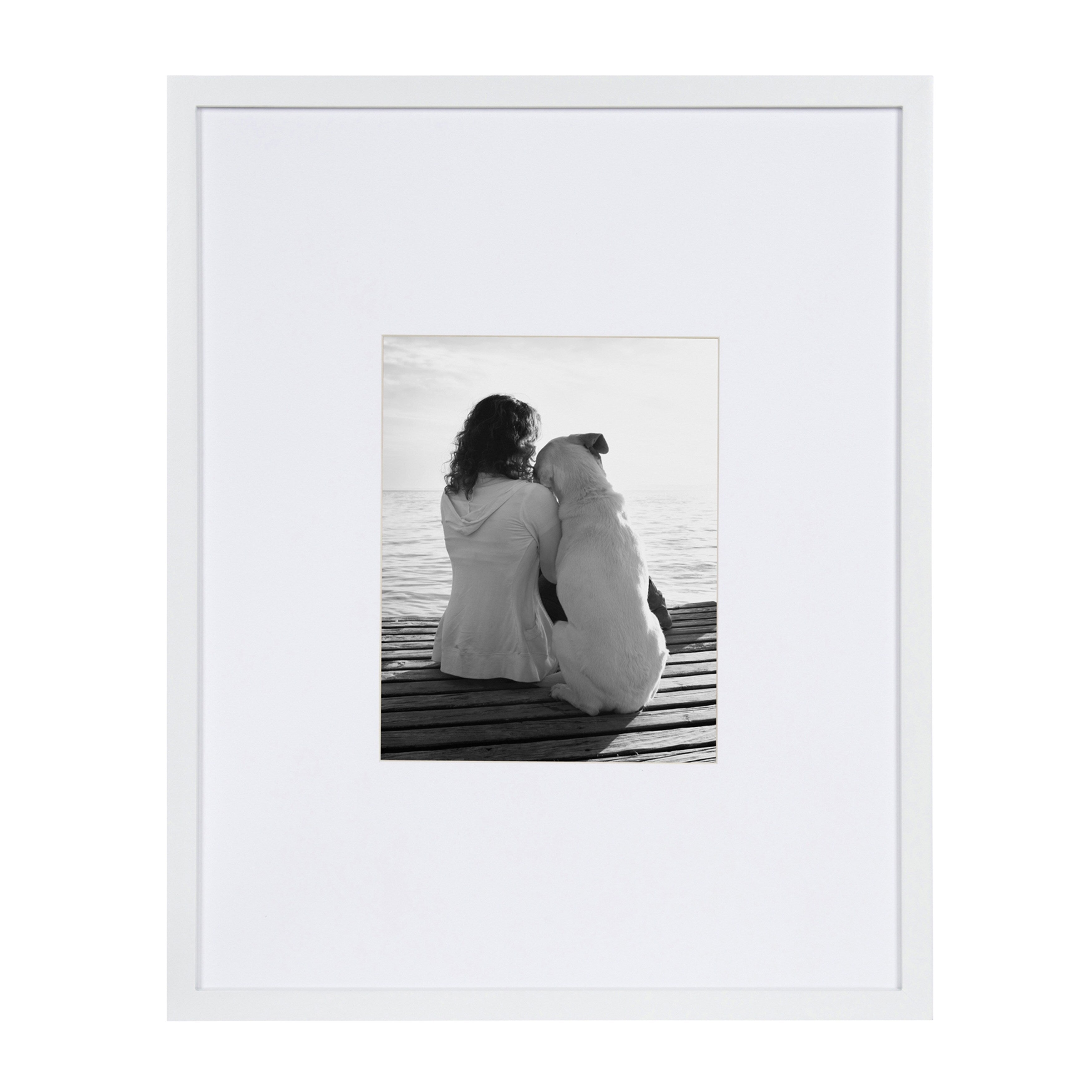 Cadre photo mural en bois DesignOvation Gallery, lot de 2