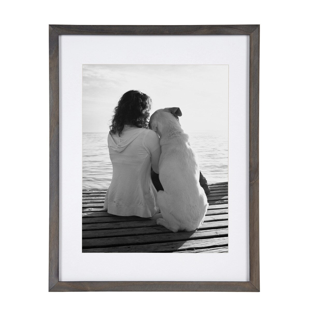 Cadre photo mural en bois DesignOvation Gallery, lot de 2