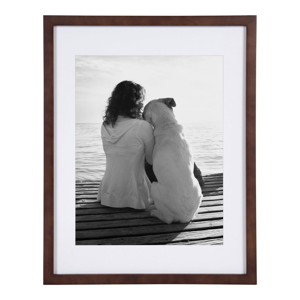 Cadre photo mural en bois DesignOvation Gallery, lot de 2