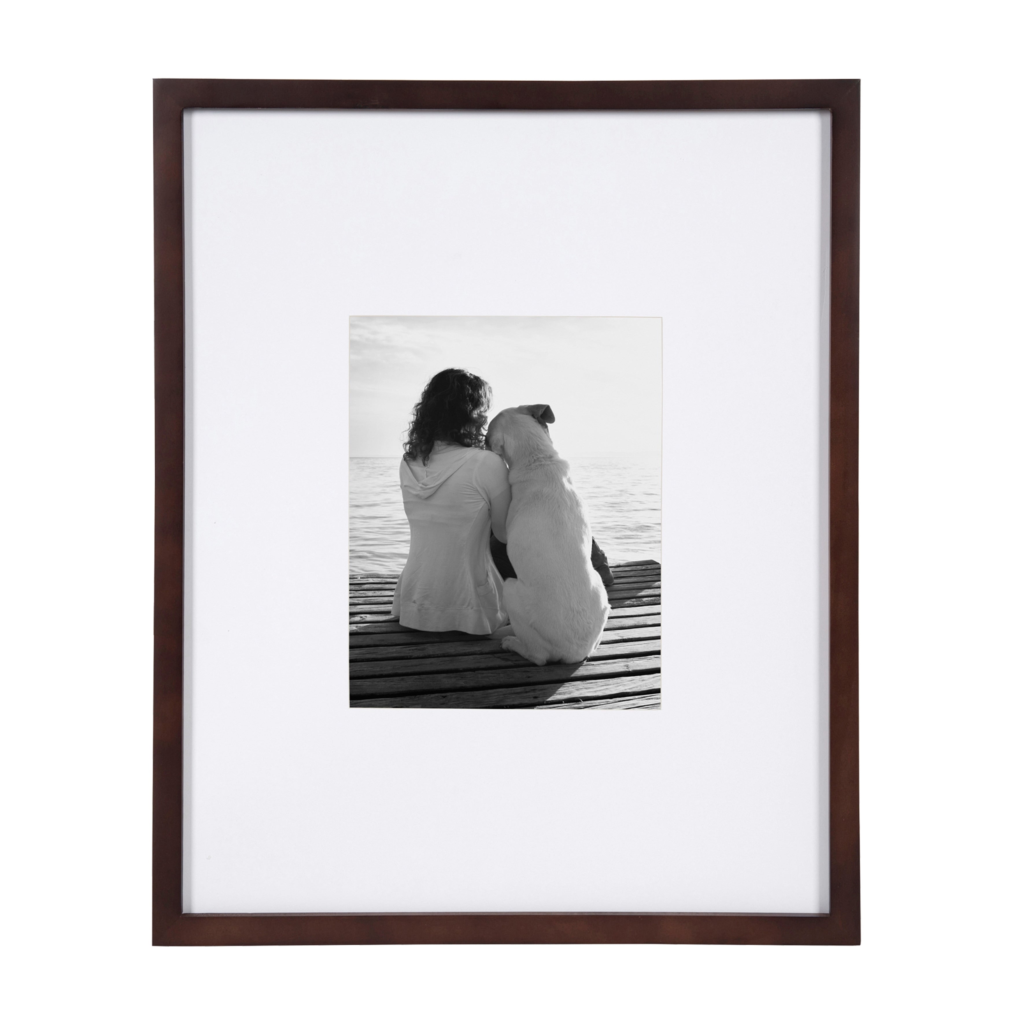 Cadre photo mural en bois DesignOvation Gallery, lot de 2