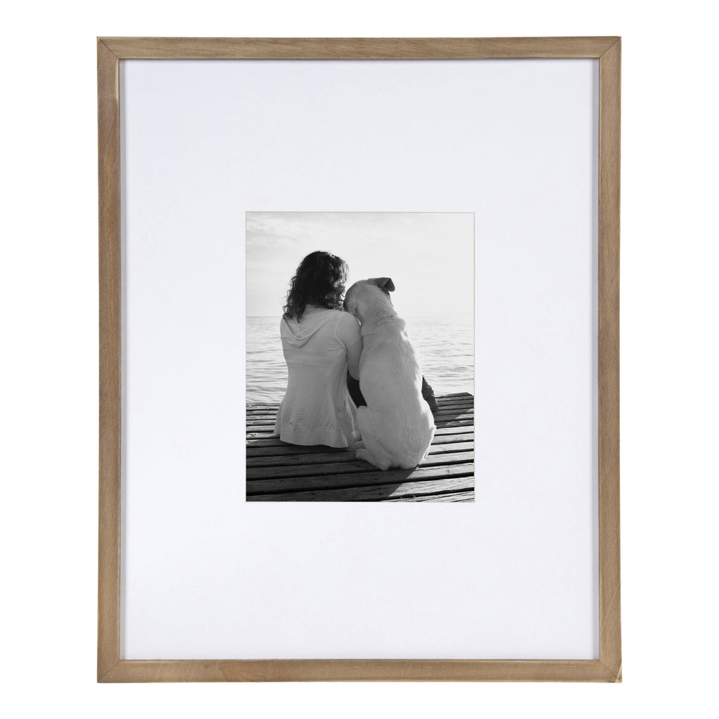 Cadre photo mural en bois DesignOvation Gallery, lot de 2