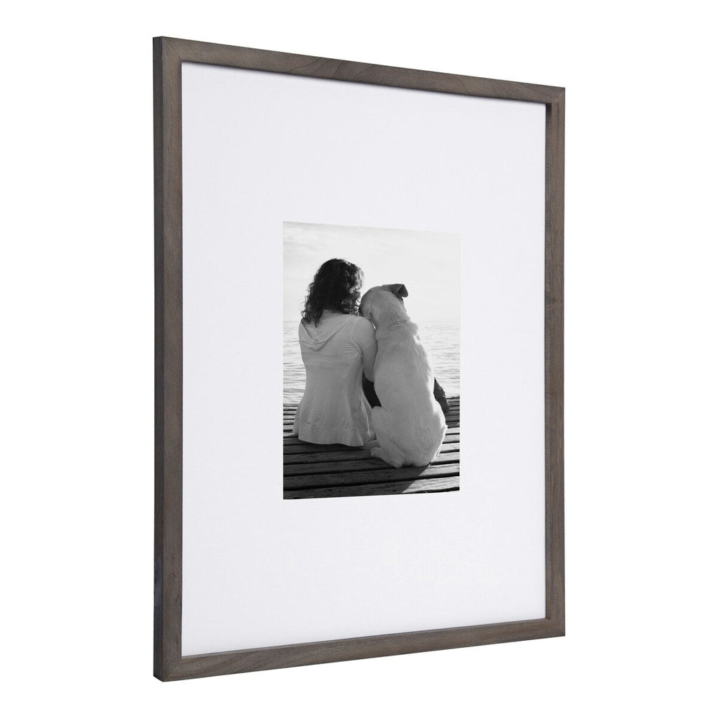 Cadre photo mural en bois DesignOvation Gallery, lot de 2