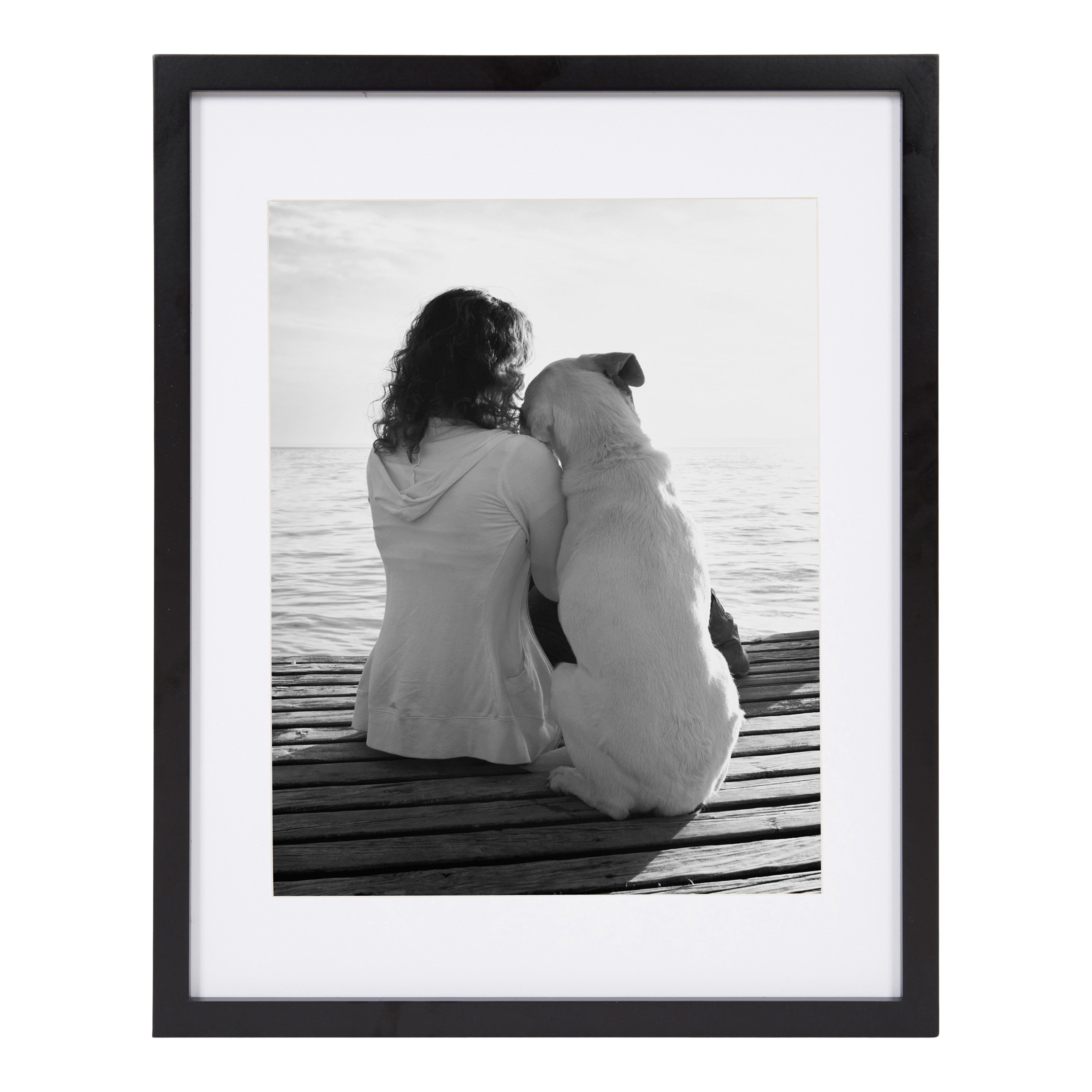 Cadre photo mural en bois DesignOvation Gallery, lot de 2
