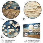 Collages de prairies et de nuages ​​Designart VI, art mural moderne en métal