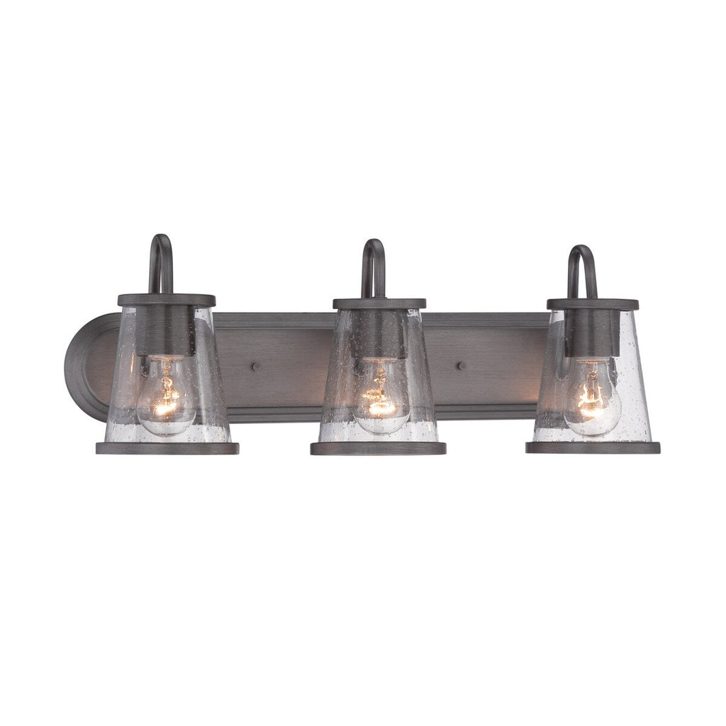 Designers Fountain Darby 3 Lumières 24 Large Salle de Bain Vanité Lumière avec