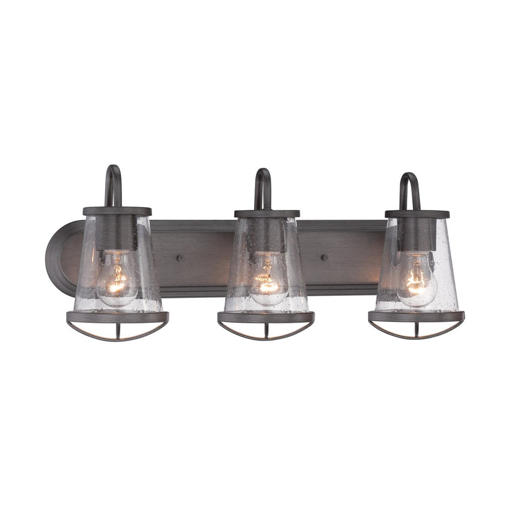 Designers Fountain Darby 3 Lumières 24 Large Salle de Bain Vanité Lumière avec